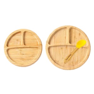 Bamboo and wood baby dinner plate, Western-style divided <b>tray</b>, dried fruit plate, children's divided plate, bamboo tea <b>tray</b>, - Product Image 4
