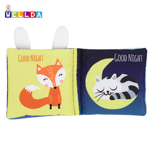 Juguetes de Peluche de Alta Calidad para Bebés Recién <span class=keywords><strong>Nacidos</strong></span>, Libro de Tela Arrugada con Diseño de Conejito 3D, Conjuntos de Animales - Product Image 4