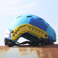 Casque Pj rapide bleu avec système de réglage intérieur OPS CS casque de protection tactique pour pratique en plein air