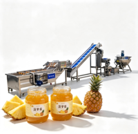 Industriële hoogproductieve fruitjamverwerkingslijn, kook-, meng- en vulmachine, rechtstreeks van de fabriek geleverd