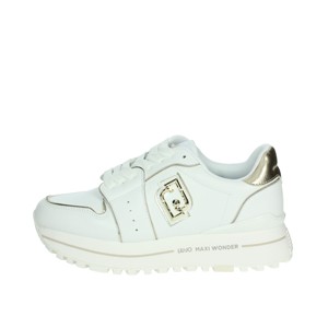 Sneakers Basse MAXI WONDER 85 Bianche/Oro - Product Image 1