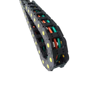 โซ่ลากไนลอนแบบยืดหยุ่นเครื่องมือเครื่องจักร CNC ที่ให้แบริ่งสีดำกับสีเหลืองลากโซ่ผลิตภัณฑ์ธรรมดา - Product Image 5