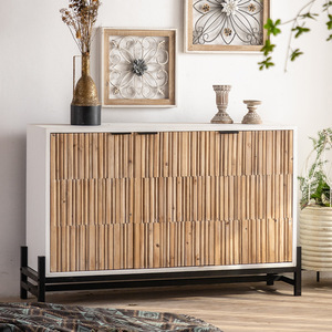 Buffet de salle à manger en bois contemporain Mobilier de salon style nordique multifonctionnel style <span class=keywords><strong>vintage</strong></span> - Product Image 1