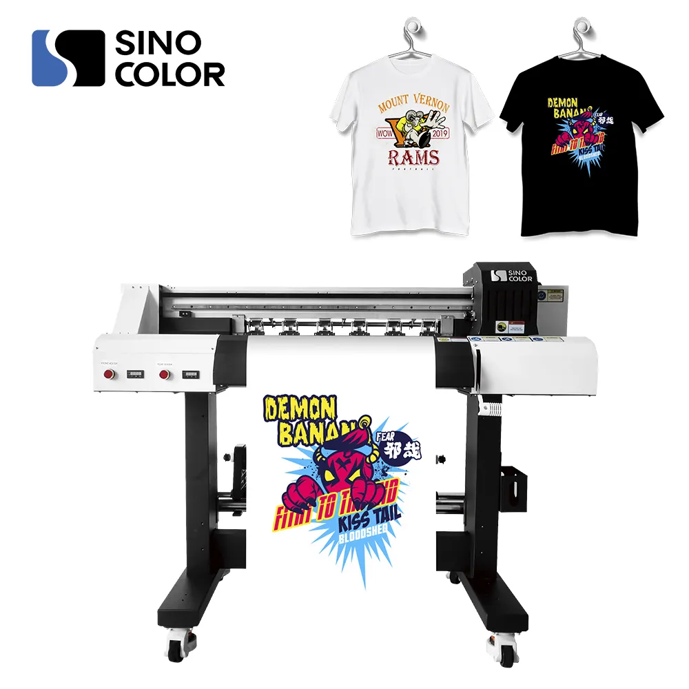 SinoColor 60 cm DX7 Printhead 1440dpi Photo Quality Heat Transfer Vinyl Banner Paper Mini Eco Solvent Printer
