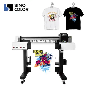 Sinocolor 60 Cm DX7 Printkop 1440Dpi Foto Kwaliteit Warmteoverdracht Vinyl Banner Papier Mini Eco Solvent Printer