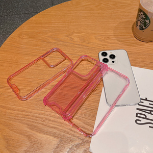 Custodia protettiva ibrida 3 in 1 per <span class=keywords><strong>iPhone</strong></span> 15 14 13 12 11 Pro Max custodia rigida posteriore 360 antiurto in acrilico trasparente per telefono - Product Image 3