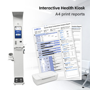 Kiosque de santé en libre-service pour patients, construction en métal ABS, 0,1 g, garantie 5 ans, pour la publicité et les contrôles médicaux - Product Image 2