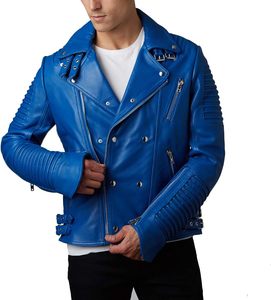 Chaqueta de Cuero Vintage de Alta Calidad para Hombre con Cierre, Último Diseño, Servicio OEM, Talla XS, Recubierta para Invierno - Product Image 5