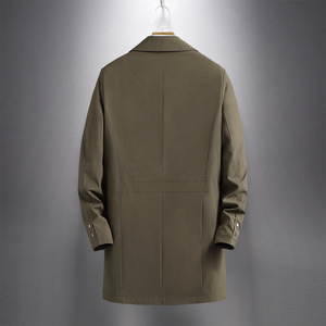 Giacca Casual da <span class=keywords><strong>Uomo</strong></span> Primaverile e Autunnale, Cappotto <span class=keywords><strong>Lungo</strong></span> Giovanile alla Moda - Product Image 3