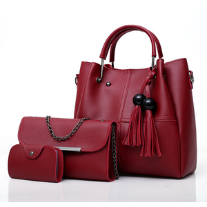 2025 femmes Version coréenne grande capacité unique épaule bandoulière sac à main couleur unie seau sac Zip PU à la mode dame - Product Image 2