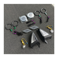 BWH Populaire Cache-haut-parleur LED en acier inoxydable et garniture de porte de voiture pour X3 G01/G08 – Pièces de modification intérieure