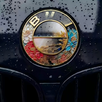 Logo de véhicule personnalisé en émail de style chinois pour BMW, personnalisation du logo, badge applicable à tous les modèles BMW