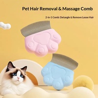 Nouvel appareil multifonctionnel pour démêler les nœuds et éliminer les poils, peigne universel de massage pour animaux de compagnie, pour chats et chiens