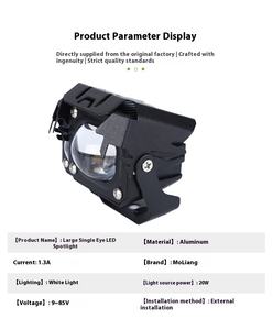 Modello faro a LED per moto a occhio singolo, modello a fascio di luce lontano e vicino - Product Image 6