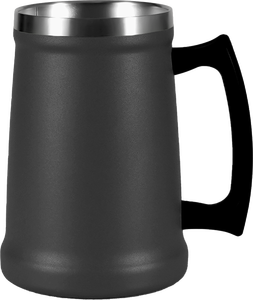 Mug isotherme en acier inoxydable à double paroi, avec poignée, pour café et bière, 18oz, 24oz, 32oz - Product Image 6