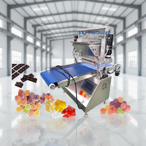 Petit déposeur entièrement automatique pour la fabrication de sucettes dures, bonbons vitaminés, bonbons mous, bonbons gélifiés, oursons gélifiés et autres confiseries, pour la transformation alimentaire - Product Image 2