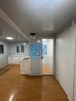 Conteneur pliable de haute qualité 20 pieds 40 pieds, espace résidentiel modulaire personnalisable, commercial