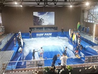 Simulateur de wakeboard en eau profonde en acier haut de gamme commercial, parc aquatique intérieur/extérieur et divertissement à domicile