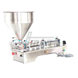 Machine de remplissage semi-automatique de 25kg trémie 10-100ml modèle 850*340*340mm eau pure lait eau huile jus Soda thé - Product Image 2