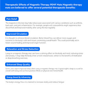 Suyzeko 0.5-72Hz ปรับได้ไฟฟ้า pemf บรรเทาอาการปวดกล้ามเนื้อรักษากระดูกซ่อมแซมที่นอนนุ่ม - Product Image 6
