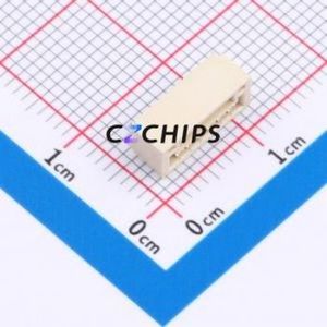 HCZZ0014-6 Wire-to-Board Pin Header SMD,P=1.25mm,Horizontal Mount Connector 1x6P 1.25mm Horizontal Mount GH - Product Image 1