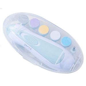 Lime à ongles électrique personnalisée pour bébé avec lumière - Kit de coupe-ongles électrique sûr pour les orteils et les ongles des enfants - Soin, polissage et coupe - Product Image 1