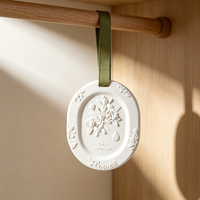 Diffuseur d'arômes suspendu Finru en céramique fait main, parfum d'intérieur longue durée, désodorisant d'armoire aux huiles essentielles, cadeau