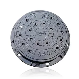 <span class=keywords><strong>Couvercle</strong></span> de <span class=keywords><strong>regard</strong></span> ventilé en fonte ductile à bas prix de fournisseur chinois, couvercles décoratifs pour fosses septiques - Product Image 2