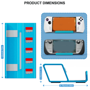 Support en alliage d'aluminium givré pour <span class=keywords><strong>Steam</strong></span> Deck pour Rog Ally pour Nintendo Switch support de Base en alliage - Product Image 5