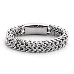 Trendy Waterproof Hypoallergenic Custom Stainless Steel Fashion Bracelets & <b>Bangles</b> Snake Bracelet <b>for</b> <b>Men</b> - Product Image 1