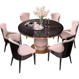VERSACEN 큰 가족 가구 식탁 및 의자 조합 특별한 테이블