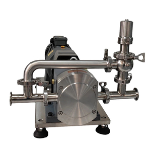 Pompa Transfer Lobe putar kualitas makanan, baja tahan karat SS304 SS316L dengan frekuensi variabel <span class=keywords><strong>Motor</strong></span> tahan ledakan