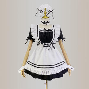 <span class=keywords><strong>Disfraz</strong></span> de Lolita para Halloween, <span class=keywords><strong>Disfraz</strong></span> de Sirvienta para Mujer, Trajes de Cosplay, Disfraces de Doncella Japonesa, Vestido de Princesa Petite - Product Image 5