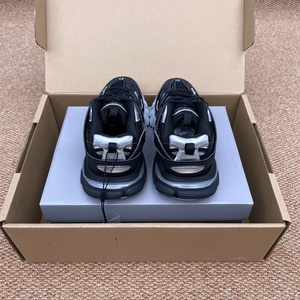 Zapatillas Deportivas Negras Plateadas con Malla, con Cordones, Estilo Urbano, Plataforma, Transpirables, para Hombre y Mujer - Product Image 4