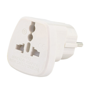 Wonplug World to EU Travel Adapter DE France Iceland <strong>Spain</strong> Travel <strong>Adaptor</strong> Universal with Child Shutter - Product Image 5