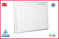 Tableau blanc magnétique métallique simple face multi-tailles GBB-001 pour bureau d'entreprise, tableau d'affichage mural pour messages et formation