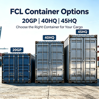 Fret maritime en conteneur complet 20GP 40HQ 40HQ, fret maritime FCL, expédition de la Chine vers les ports du monde entier
