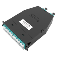 Cassette de raccordement fibre optique haute densité 96 ports MPO SPCC pour application pré-terminale, panneau de brassage gris/noir pour FTTH, centre de données, 5G