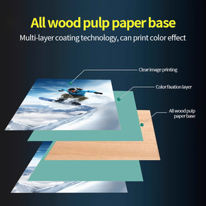 Papel A3 de Doble Cara de Alto Brillo de 200g para Impresoras de Inyección de Tinta, para Fotos, Pósters y Tarjetas de Visita, Disponible en 180g, 230g, 260g y 300g, Recubierto <span class=keywords><strong>A4</strong></span> - Product Image 6