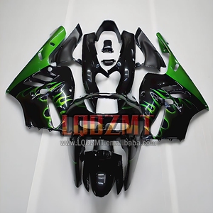 Carrosserie Pour <span class=keywords><strong>KAWASAKI</strong></span> <span class=keywords><strong>NINJA</strong></span> ZX-9R ZX 9R <span class=keywords><strong>900</strong></span> CC 9 R <span class=keywords><strong>ZX9R</strong></span> 94 95 96 97 46LQ.2 ZX900CC Vert noir ZX900 1994 1995 <span class=keywords><strong>1996</strong></span> 1997 Carénage - Product Image 3