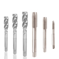 Jeu de tarauds et forets droits HSS rectifiés avec précision, revêtement TiCN, compatibles CNC, M3-M12, pour filetage industriel et DIY