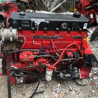 Moteur diesel d'occasion 6 cylindres en acier, état d'occasion, pour Cummins
