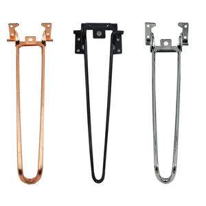 Chất Lượng Cao Kim Loại Sắt Gấp Kẹp Tóc Bảng Chân Hiện Đại Kẹp Tóc Cà Phê Ăn Uống Dã Ngoại Bàn Chân - Product Image 1