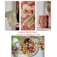 Boules de Fleurs Bio Éclatantes 18 Pièces/Boîte Hibiscus Jasmin Lys Rose Pivoine Chrysanthème Osmanthus Faits Main 5g Cadeau Acceptation OEM
