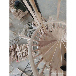 Design moderno in legno coperta corrimano balaustra in legno ringhiera in legno scale - Product Image 5