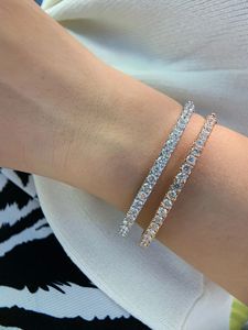 Pulsera de Diamantes Xinfly de Lujo en Oro de 18K con 3CT y 21 Diamantes, Estilo Clásico para Mujer, Ideal para Bodas, Fiestas o Regalo - Product Image 5