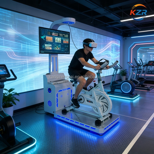 Centro de experiencias de ciclismo en realidad virtual (RV) a gran escala con máquinas y equipos de juegos sensoriales de RV. - Product Image 1