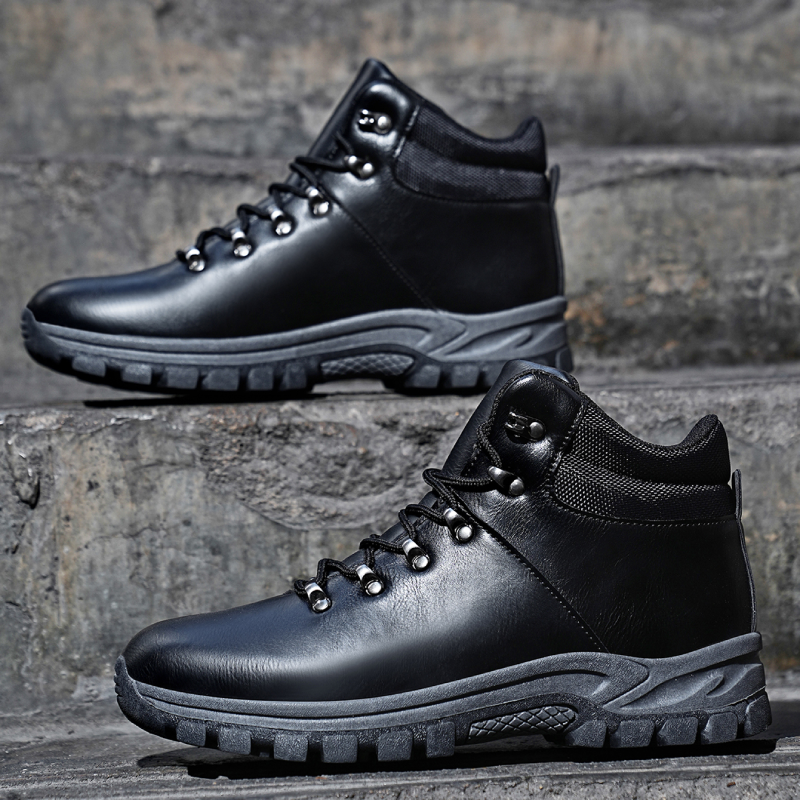 Мужская обувь ботинки кожаная Спортивная обувь Мужская армейская зимняя Модная стильная