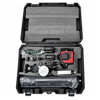 Kit de niveau laser vert 16 lignes pour usage intérieur et extérieur avec auto-nivellement et trépied de 1 m