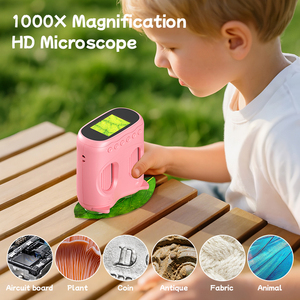 Microscopio <span class=keywords><strong>Inskam</strong></span> 387 1000X para Niños, Kit de Ciencias con Pantalla IPS, Batería de 600mAh, Compatible con Windows/Mac, Material de Silicona - Product Image 3